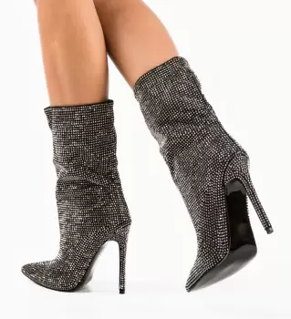 Cizme dama Lena Negre imagine