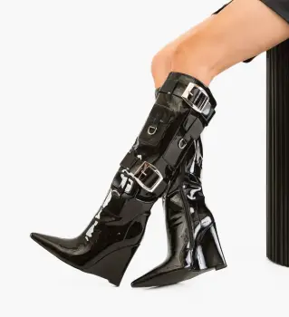 Cizme dama Loreen Negre imagine