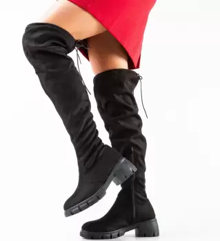 Cizme dama Malakai Negre imagine