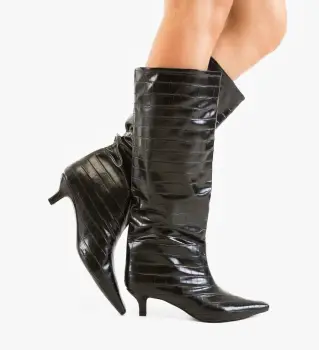 Cizme dama Maluna Negre imagine