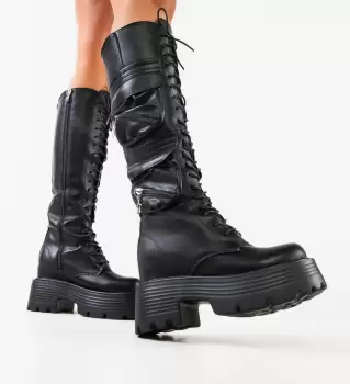 Cizme dama Manuka Negre imagine