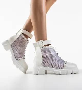 Cizme dama Merida Albe imagine