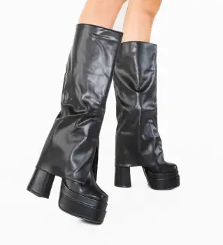 Cizme dama Merritt Negre imagine