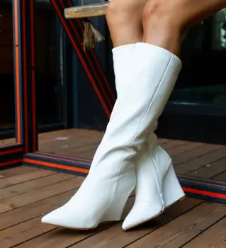 Cizme dama Moses Albe imagine