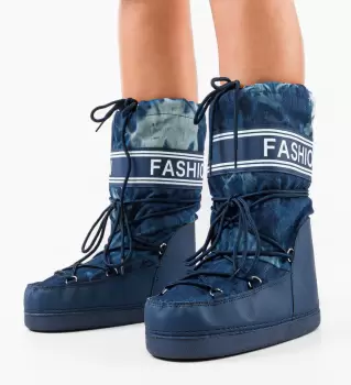 Cizme dama Moskin Bleumarin imagine