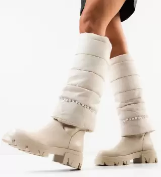 Cizme dama Naylor Bej imagine