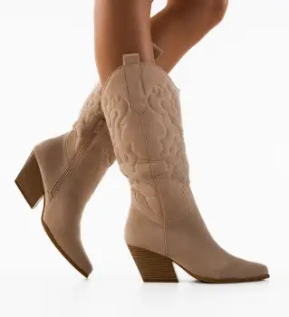Cizme dama Nevada Bej imagine