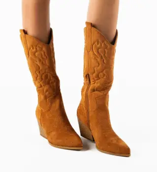 Cizme dama Nevada Camel imagine