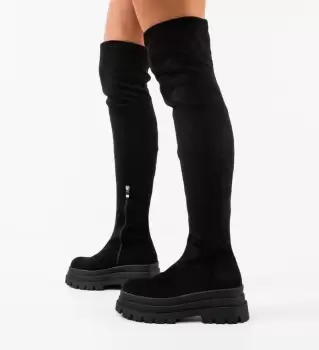 Cizme dama Nikora Negre 2 imagine