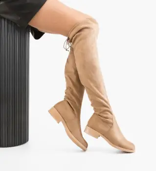 Cizme dama Ohmery Bej imagine