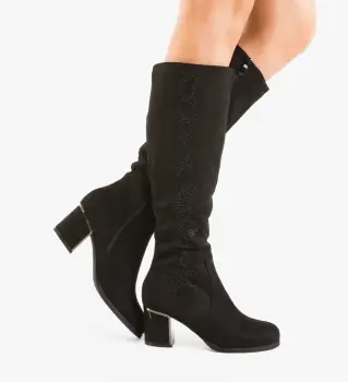 Cizme dama Poppe Negre imagine