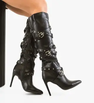 Cizme dama Pybara Negre imagine