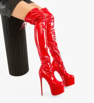 Cizme dama Safiria Rosii imagine