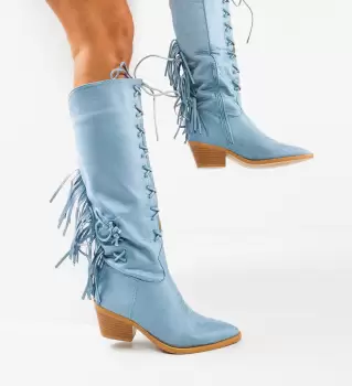 Cizme dama Sair Albastre imagine