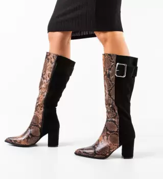 Cizme dama Shah Camel imagine