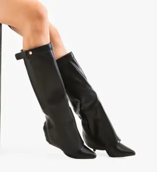 Cizme dama Sneiki Negre imagine