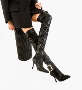 Cizme dama Solenne Negre imagine