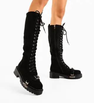 Cizme dama Suman Negre imagine