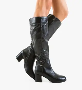 Cizme dama Vreyha Negre imagine