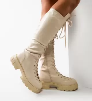 Cizme dama Weaver Bej imagine