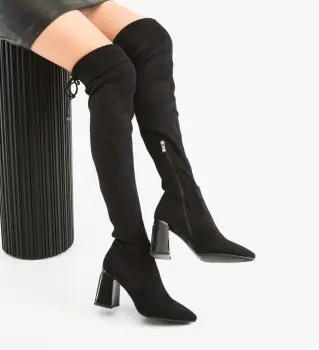 Cizme dama Yhhy Negre 2 imagine