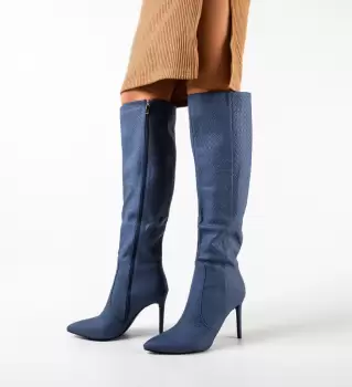 Cizme dama Yogur Bleumarin imagine