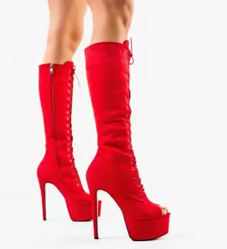 Cizme dama Yruya Rosii imagine