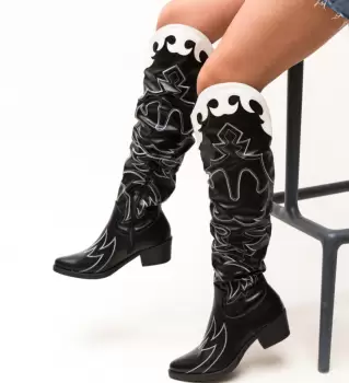 Cizme Kenzo Negre imagine