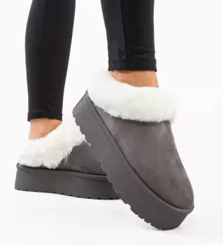 Cizme tip Ug Aary Gri imagine