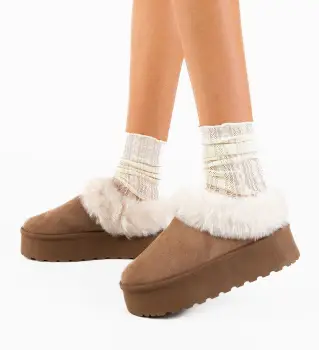 Cizme tip Ug Aary Khaki imagine