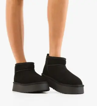 Cizme tip Ug Adaluzia Negre imagine