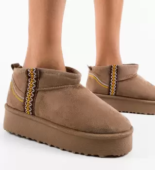 Cizme tip Ug Bar Khaki imagine