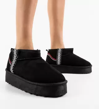 Cizme tip Ug Bar Negre imagine