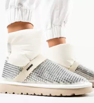 Cizme tip Ug Cinci Bej imagine