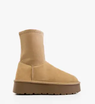 Cizme tip Ug Daboka Bej imagine