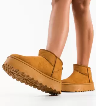 Cizme tip Ug Dvora Camel imagine