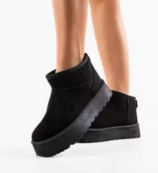 Cizme tip Ug Dvora Negre imagine