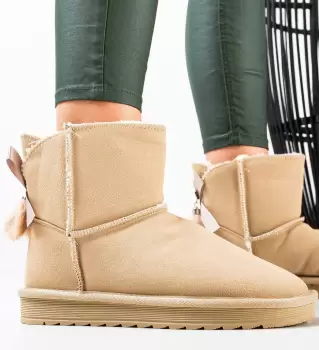 Cizme tip Ug Essa Bej imagine