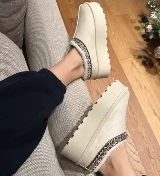 Cizme tip Ug Hamz Bej imagine