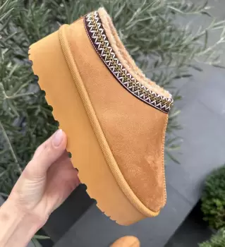 Cizme tip Ug Hamz Camel imagine