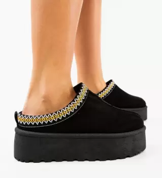 Cizme tip Ug Hamzaro Negre imagine