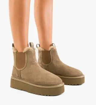 Cizme tip Ug Heniz Khaki 2 imagine