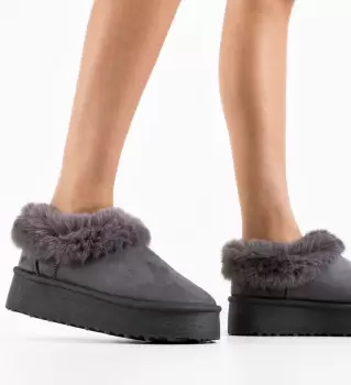 Cizme tip Ug Jaden Gri imagine