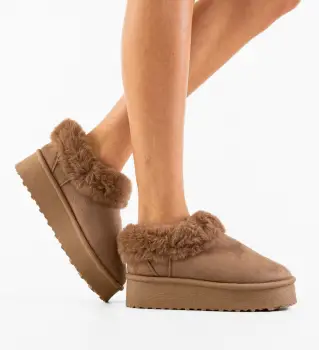 Cizme tip Ug Jaden Khaki imagine