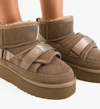 Cizme tip Ug Kaiana Khaki imagine