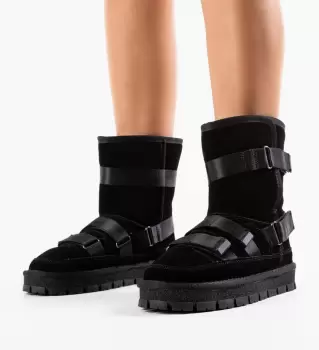 Cizme tip Ug Kolenaz Negre imagine