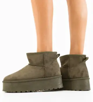 Cizme tip UG Latte Khaki imagine