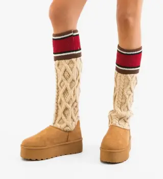 Cizme tip Ug Lolle Camel imagine