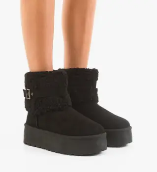 Cizme tip Ug Lucero Negre imagine