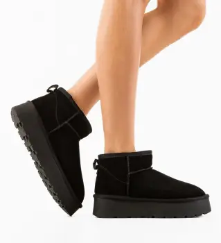 Cizme tip Ug Mayba Negre imagine